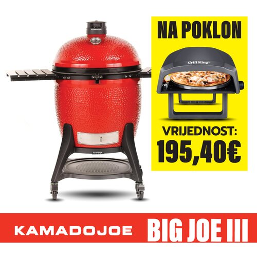 Kamado Joe Big Joe III 24” keramički roštilj na ugalj s postoljem, 61 cm Cijene