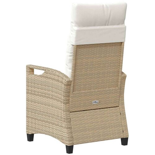  Vrtna stolica 2 pcs Bež i krema 56 x 60 x 112 cm - bež i krem Slike