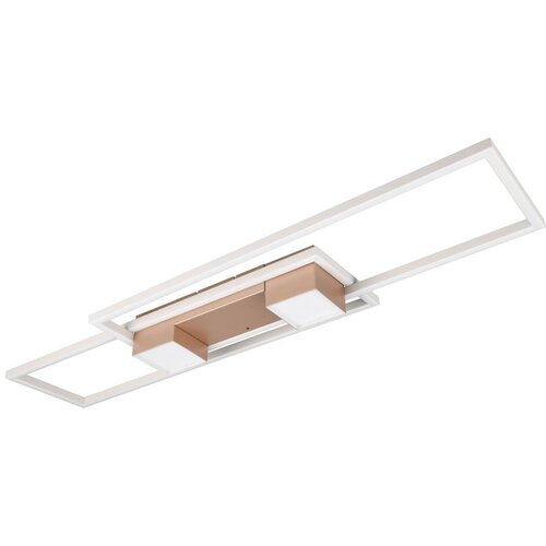  Bela/v bronasti barvi LED stropna svetilka z daljinskim upravljalnikom/zatemnitvena 28x100 cm Albany Cene