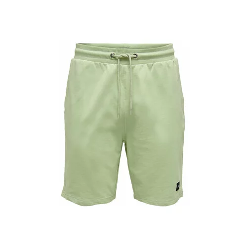 Only & Sons Športne kratke hlače 22015623 Zelena Regular Fit