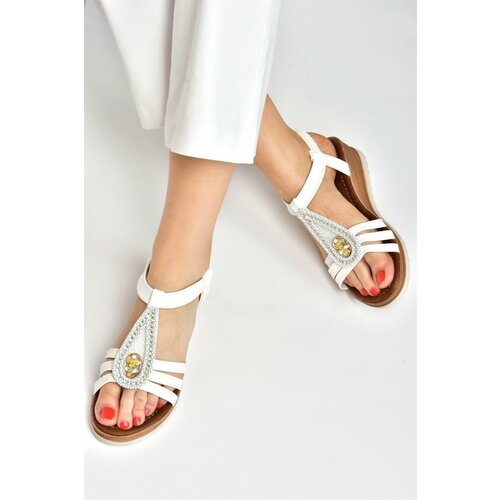 Fox Shoes White Women's Casual Sandals Cene