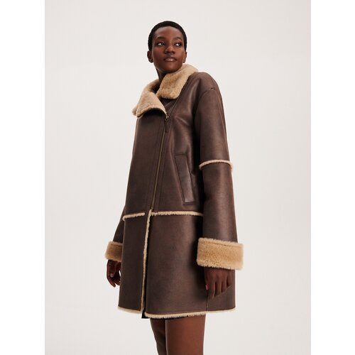 Reserved Ladies` coat - rjava Slike