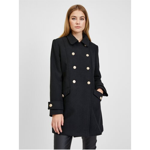 Orsay Black women&amp;#039;s winter coat with wool - Ladies Slike