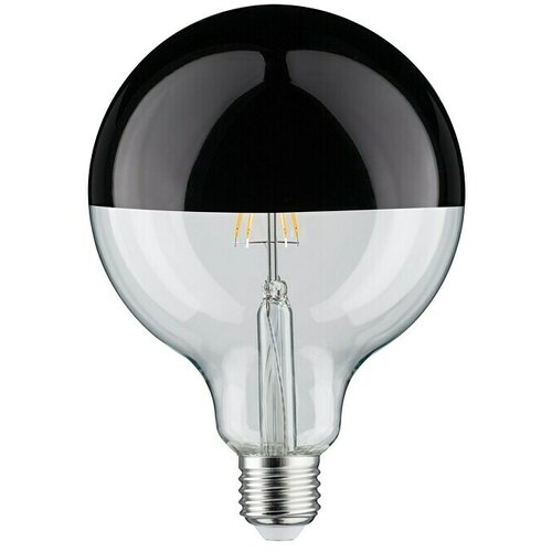 PAULMANN LED žarulja Vintage Globe-Form E27 G125 (E27, Topla bijela, 600 lm, 6,5 W, Boja: Crna sjajna) Slike