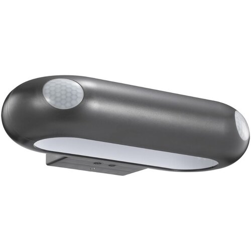 UltraTech LED zunanja dvosmerna svetilka gor/dol IP65 s PIR senzorjem gibanja 18W 1200lm 4000K siva Slike