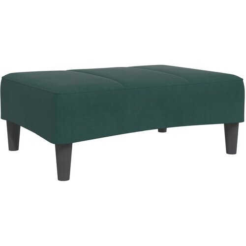 vidaXL Stolček za noge temno zelen 77x55x31 cm žamet, (21228679) Cene