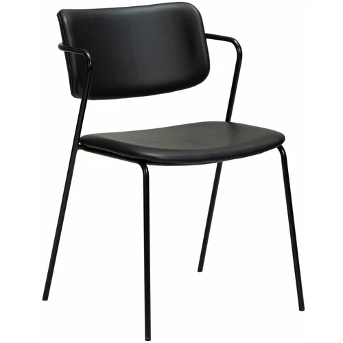 DAN-FORM Denmark Crna stolica s imitacijom kože Zed