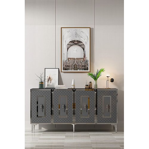Hanah home Hanah Kućna konzola Puma 150, 150x75x32 cm, Antracit Cene