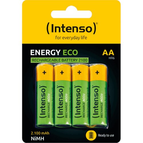  (Intenso) Baterija punjiva AA / HR6, 2100 mAh, blister 4 komada &amp;ndash; AA / HR6/2100 Slike