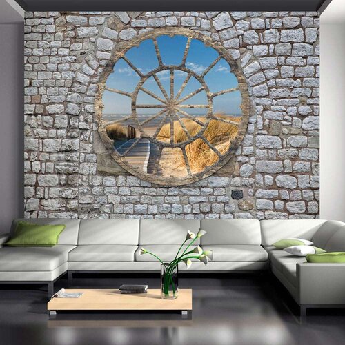 Samoljepljiva foto tapeta - Behind the wall 147x105 Slike