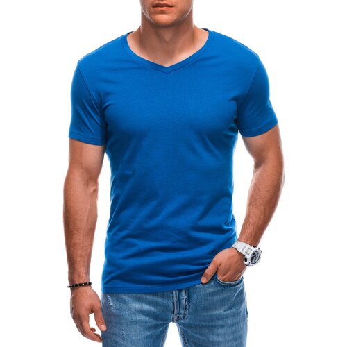 Edoti Men&amp;#039;s basic V-neck t-shirt EM-TSBS-0101 Slike