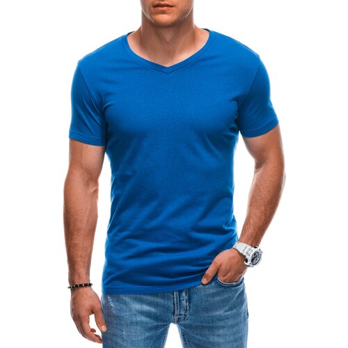 Edoti Men's basic V-neck t-shirt EM-TSBS-0101 Cene
