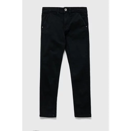 Pepe Jeans Dječje hlače boja: tamno plava, glatki materijal