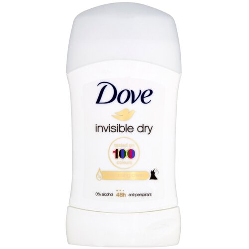 Dove Invisible Dry trdi antiperspirant proti belim madežem 48 ur 40 ml Cene