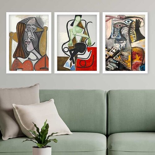 Wallity Set uramljenih slika 3BC_UNPP10, 3 Dela Cene