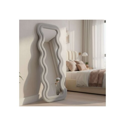 Hanah home Ogledalo Mundo Oval Cream Cene