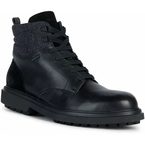 Geox Pohodni čevlji U Faloria B Abx U36FBB 0FF22 C9999 Black