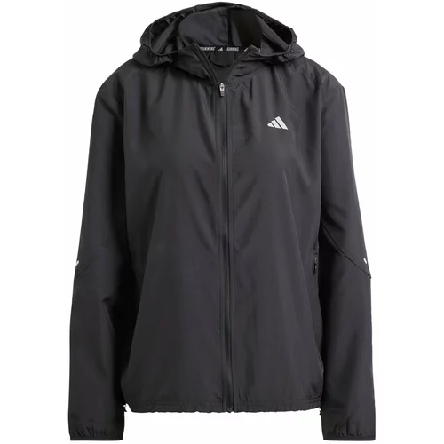 Adidas Sportska jakna 'Run It' crna / bijela