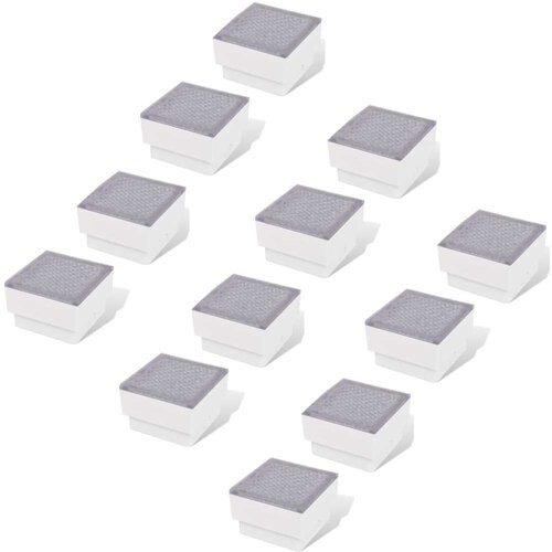 VidaXL LED Talne Svetilke 12 kosov 100x100x68 mm Slike