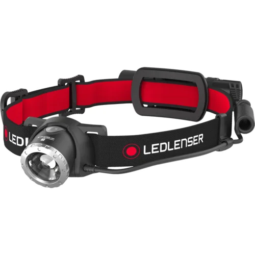 LED LENSER Obnovljeno - znaki rabe - H8R, Črna, Naglavna polnilna svetilka, (21633124)