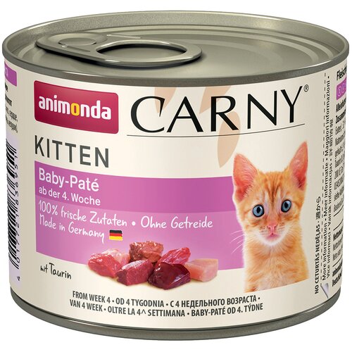Animonda Varčno pakiranje Carny Kitten 12 x 200 g - Baby-Pat&amp;eacute; Slike