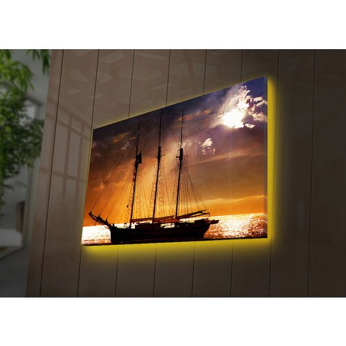 Wallity Slika sa LED osvetljenjem 4570DACT-75, 45x70 cm Cene