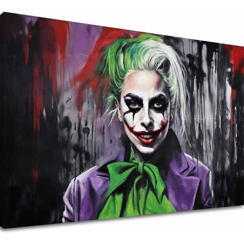  Slika na platnu - Joker Poker Face | different dimensions Slike