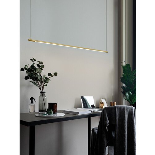 Nova Luce Mjedena LED viseća svjetiljka aluminijska Elettra &amp;ndash; Slike