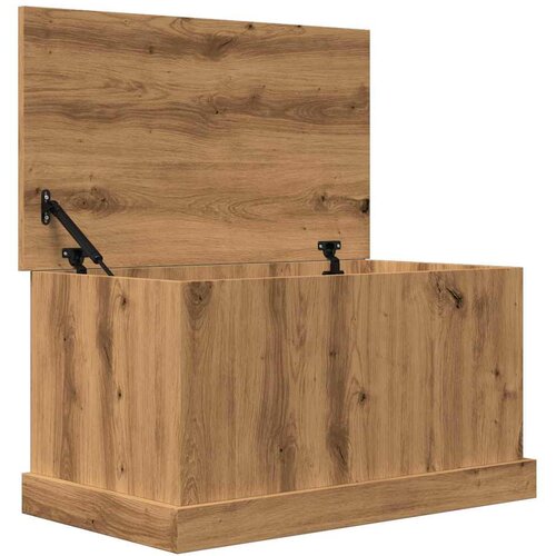  Kutija za pohranu umjetnički hrast 70x40x38 cm izrađeno drvo Slike