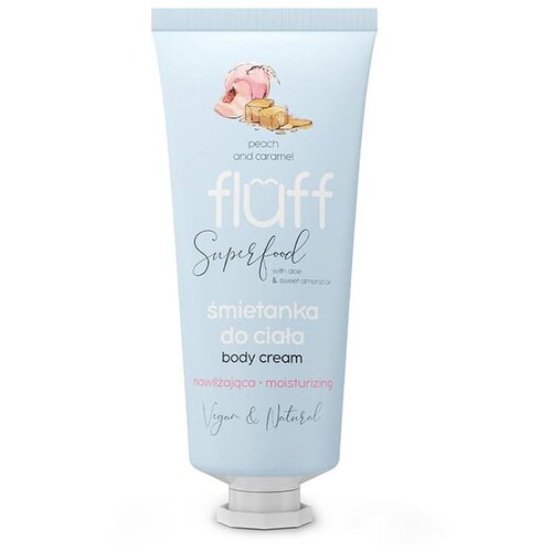 Fluff Superfood Peach & Caramel vlažilna krema za telo Aloe & Sweet Almond Oil 150 ml Cene