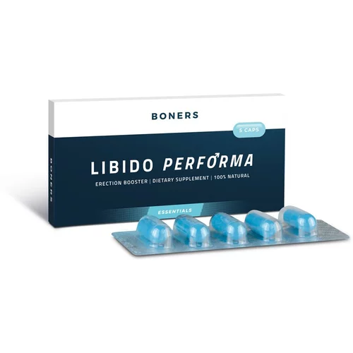 Boners erekcijske tablete Libido Performa, 5 kom