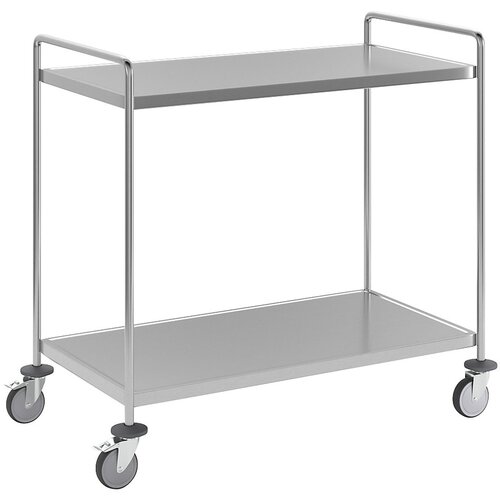 Kongamek Zvarjen nivojski voziček iz nerjavnega jekla, DxŠxV 1075 x 575 x 1010 mm, 2 nivoja Cene