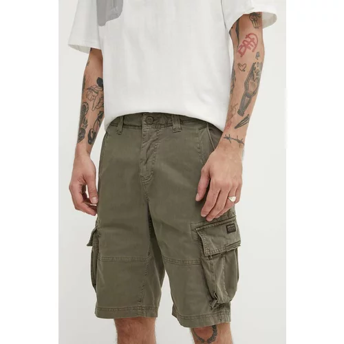 Superdry Kratke hlače za muškarce, boja: zelena