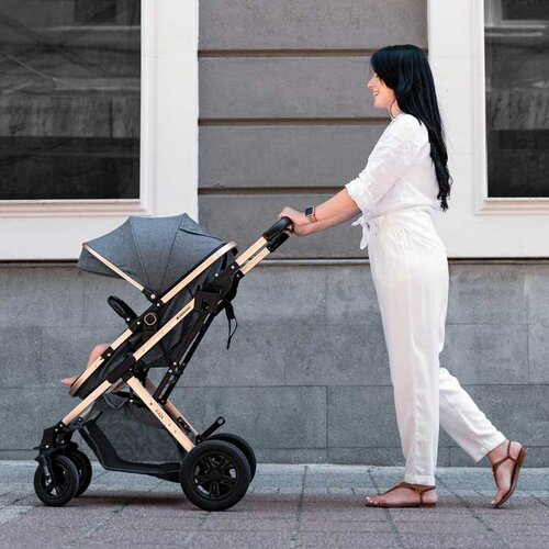 Kikka Boo kolica kaia dark grey set 2in1 sa autosedi&amp;scaron;tem ( KKB10200 set ) Slike