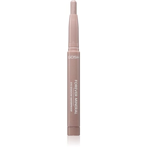Gosh Forever Mineral Shimmer ble&amp;scaron;čeča senčila za oči v svinčniku odtenek 007 Silver Rose 1.4 g Slike