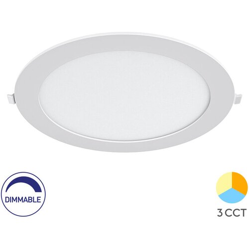 Braytron Ugradni LED panel BRY-SMD-CRP-18W-KRUG-DIMABILNI-8INC-BELI-3U1 Slike