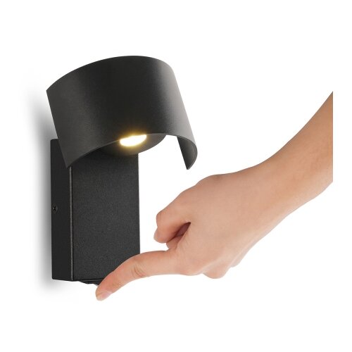  Brilagi - LED zidna lampa VASTO LED/3W/230V crna Slike