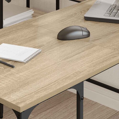  Radni stol boja hrasta sonome 139x139x75 cm konstruirano drvo Slike