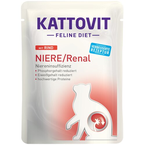Kattovit Kidney/Renal Pouches 24 x 85 g - Govedina Cijene