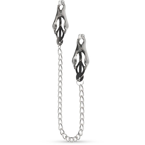 Easytoys Fetish Collection Japanese Clover Clamps With Chain Cene