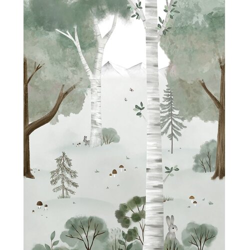 Lilipinso Dječja tapeta 200 cm x 248 cm Birch Forest &amp;ndash; Slike