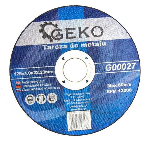 Geko 1mm plo&amp;scaron;ča za rezanje 125mm, (21070987) Slike