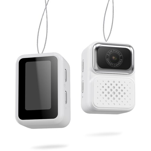 INF Mini kamera: Modna bliskavica, 480p HD video, 0.96" IPS zaslon, obesek White, (5000137251) Cene