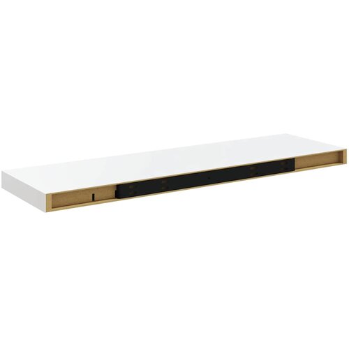  Plutajuće zidne police 2 kom sjajne bijele 80x23,5x3,8 cm MDF Slike