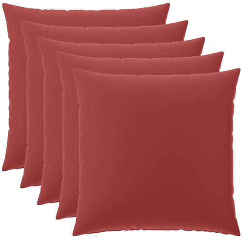  Presvlaka za jastuk 6 pcs HEERLEN Vinska crvena 80 x 80 cm Cene
