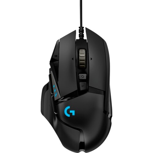 Logitech G502 HERO Gaming Mi&amp;scaron; - 16K DPI, 11 tipki, RGB, USB Slike