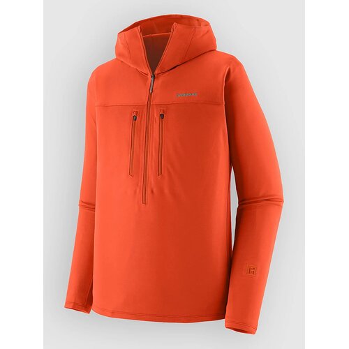 Patagonia R1 Ultralight Hoody Jakna coal orange Slike