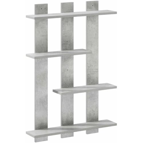  Zidna polica Betonska siva 61 x 13 5 x 88 cm - Betonska siva 61 x 13 5 x 88 cm Cijene