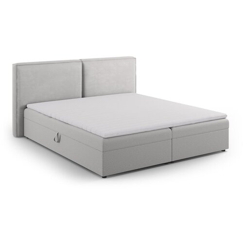 Cosmopolitan Design Svijetlo sivi boxspring krevet s prostorom za odlaganje 140x200 cm Arendal – Cijene