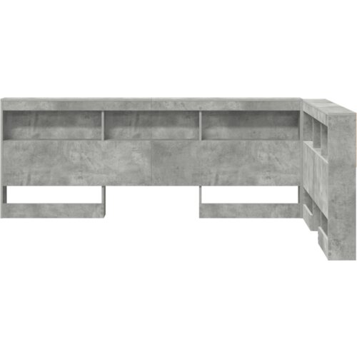  Skladi&amp;scaron;no uzglavlje Beton siva 120 cm Konstruirano drvo Slike